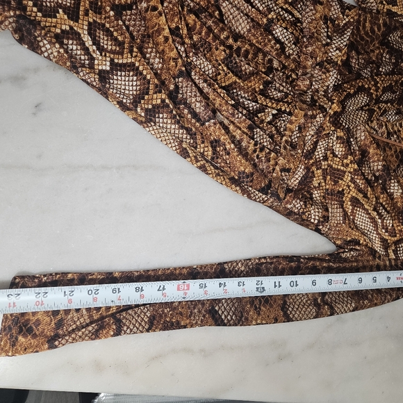Altuzarra Snake Pattern Long Sleeve Dress Size 8 - Picture 10 of 10